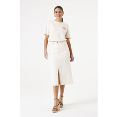 GARCIA GARCIA 25E JUPE MIDI JEANS ECRU