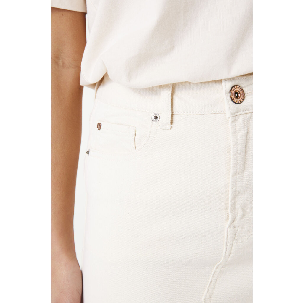 GARCIA GARCIA 25E JUPE MIDI JEANS ECRU