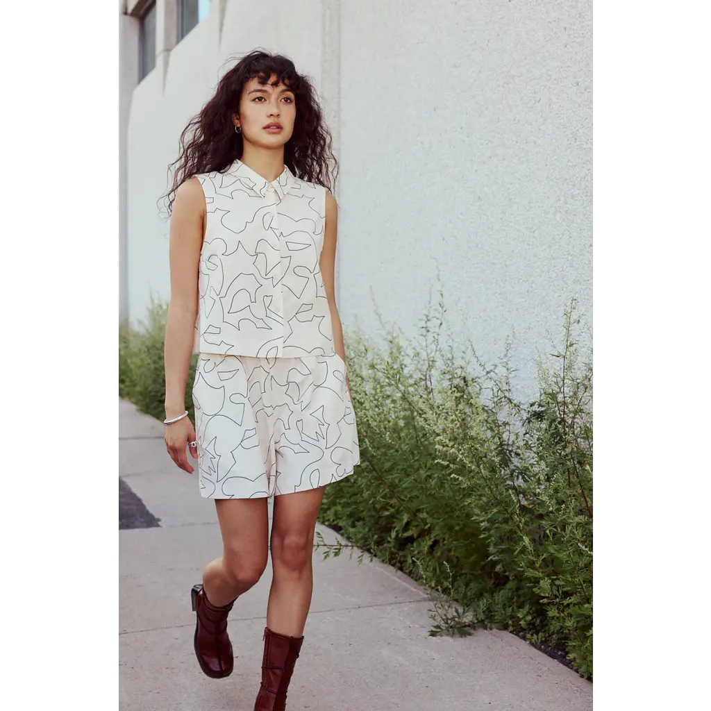 EVE GRAVEL EVE GRAVEL 25E CHEMISE COURTE LEE ONELINE