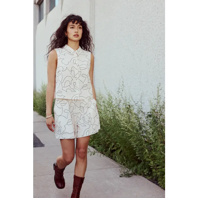 EVE GRAVEL EVE GRAVEL 25E CHEMISE COURTE LEE ONELINE