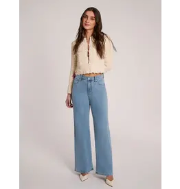 YOGA JEANS YOGA JEANS LILY WIDE 2588 HIGH RISE 32'' FRENCH BLUE