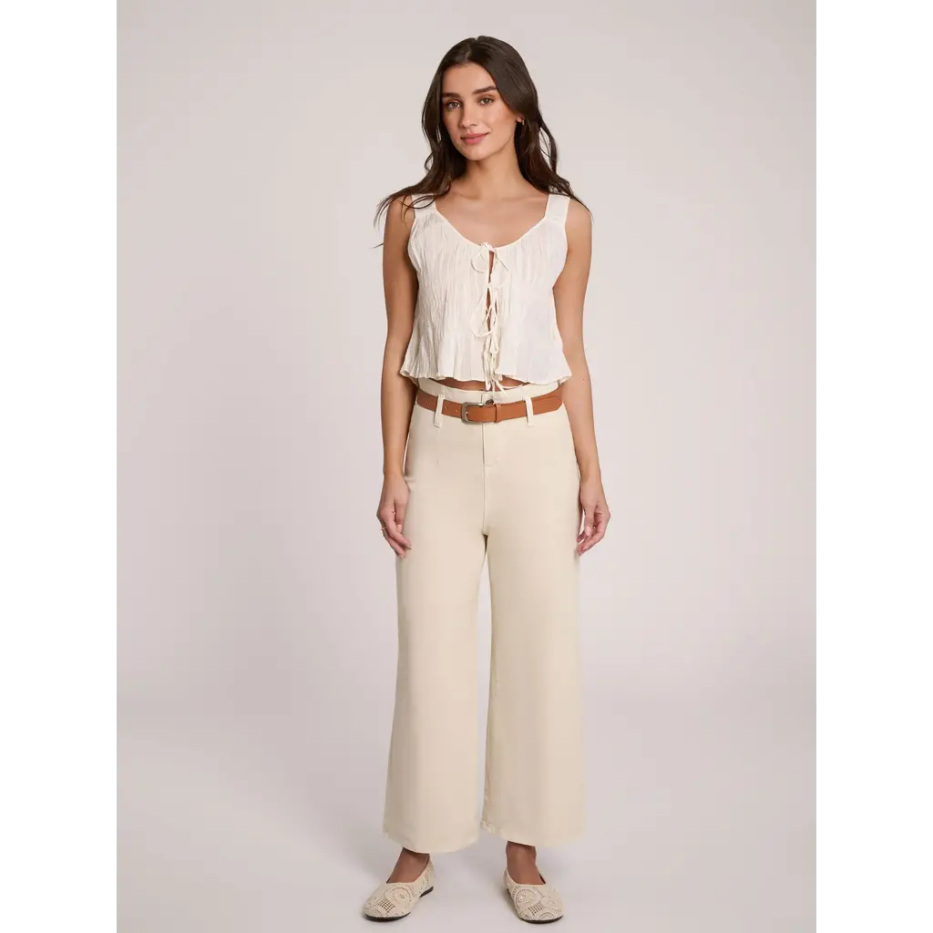 YOGA JEANS YOGA JEANS LILY WIDE 2712 HIGH RISE 25'' CALLA