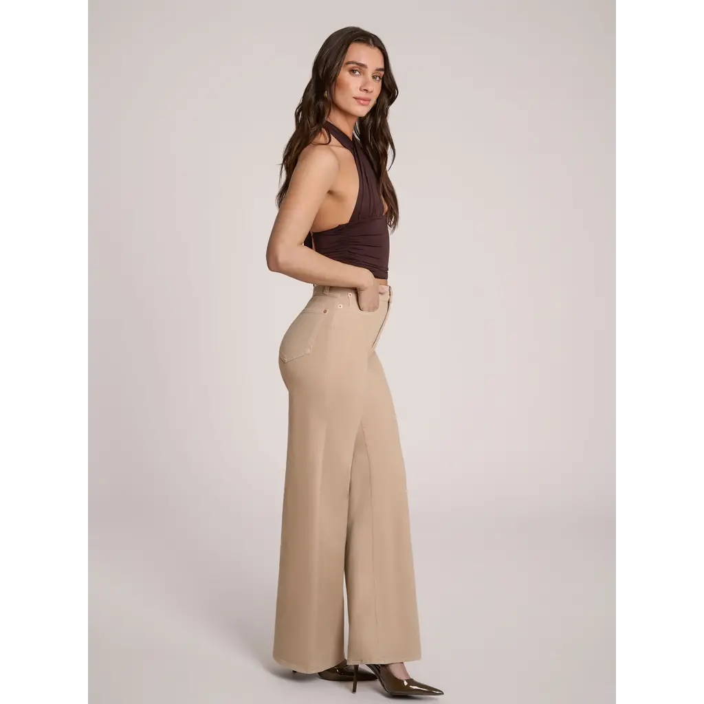 YOGA JEANS YOGA JEANS LILY WIDE 2742 HIGH RISE 32'' PAMPAS