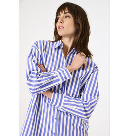 GARCIA GARCIA 25E CHEMISE M LONGUES RAYURES DAZZLING BLUE