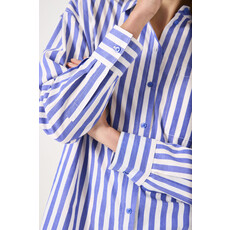 GARCIA GARCIA 25E CHEMISE M LONGUES RAYURES DAZZLING BLUE