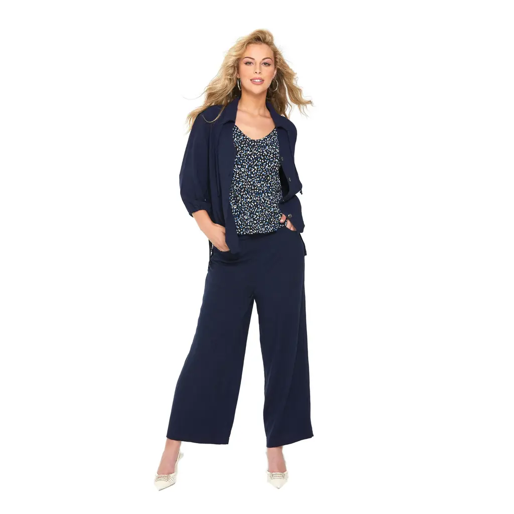 LUC FONTAINE PANTALON CANA NAVY