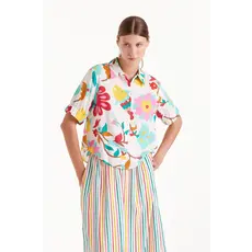 COMPANIA FANTASTICA COMPANIA FANTASTICA 25E CHEMISE CROP MULTICOLOR