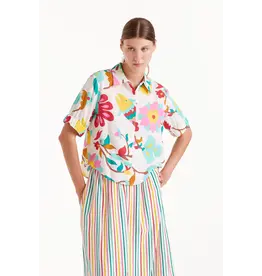 COMPANIA FANTASTICA COMPANIA FANTASTICA 25E CHEMISE CROP MULTICOLOR