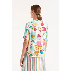 COMPANIA FANTASTICA COMPANIA FANTASTICA 25E CHEMISE CROP MULTICOLOR