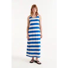 COMPANIA FANTASTICA COMPANIA FANTASTICA 25E ROBE RAYURES BLANC/BLEU