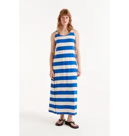 COMPANIA FANTASTICA COMPANIA FANTASTICA 25E ROBE RAYURES BLANC/BLEU