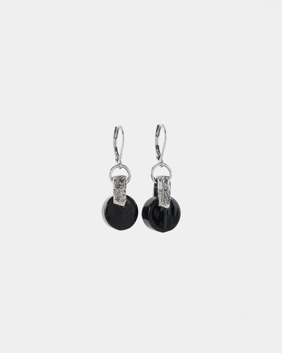 ANNE MARIE CHAGNON BOUCLE OREILLE DALIM EBENE