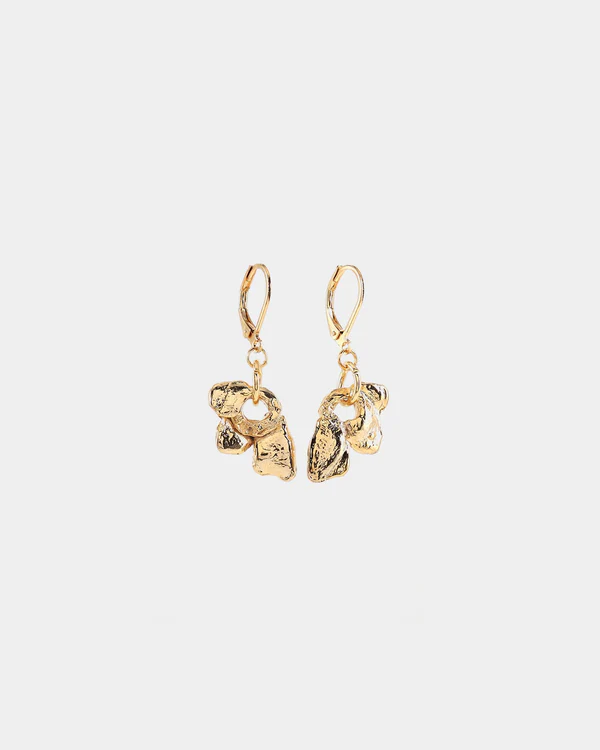 ANNE MARIE CHAGNON BOUCLE OREILLE DUBHE OR MAT