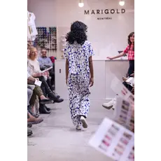 MARIGOLD 25E MARIGOLD PANTALON DONA FLEURS BLEU/BLANC