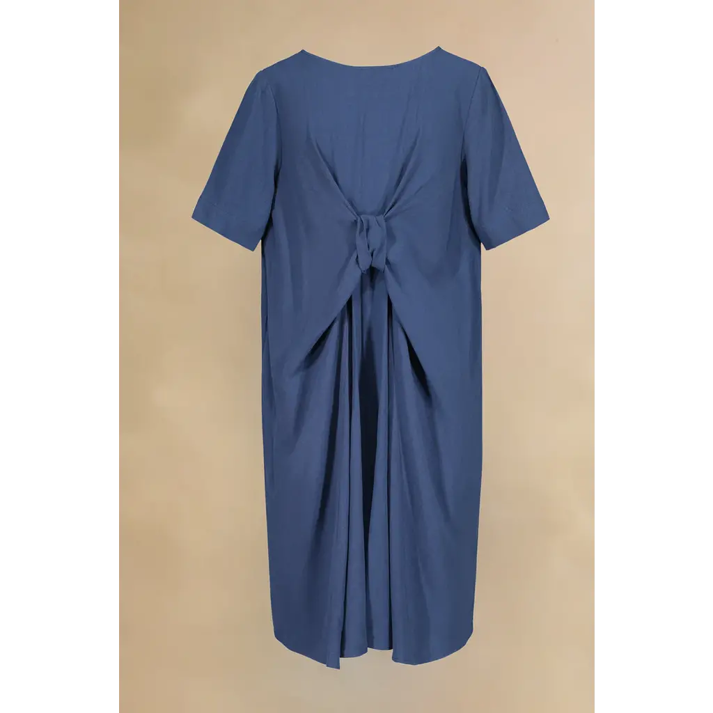 MARIGOLD MARIGOLD ROBE POPPY AVEC NOEUD OCEAN