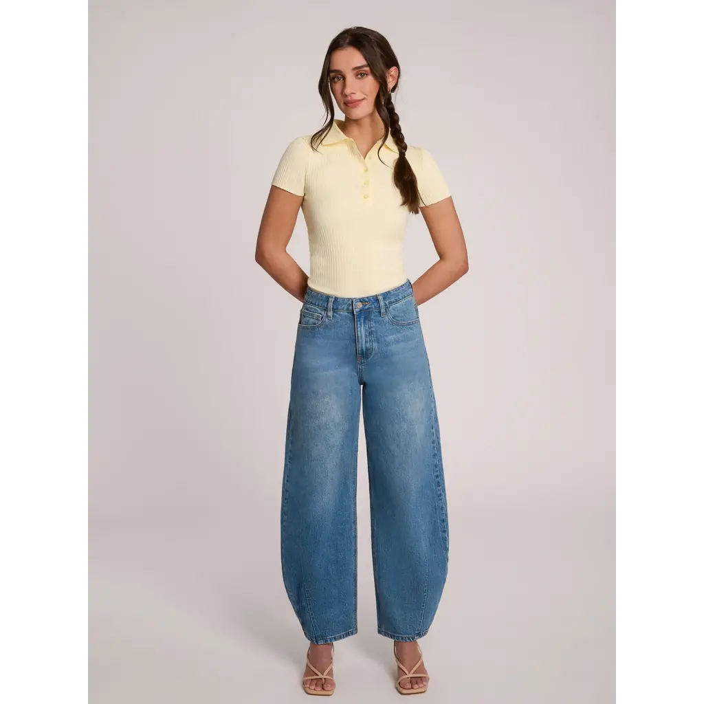 YOGA JEANS YOGA JEANS 2770 MALIA RELAXED JEANS BLUE STEM