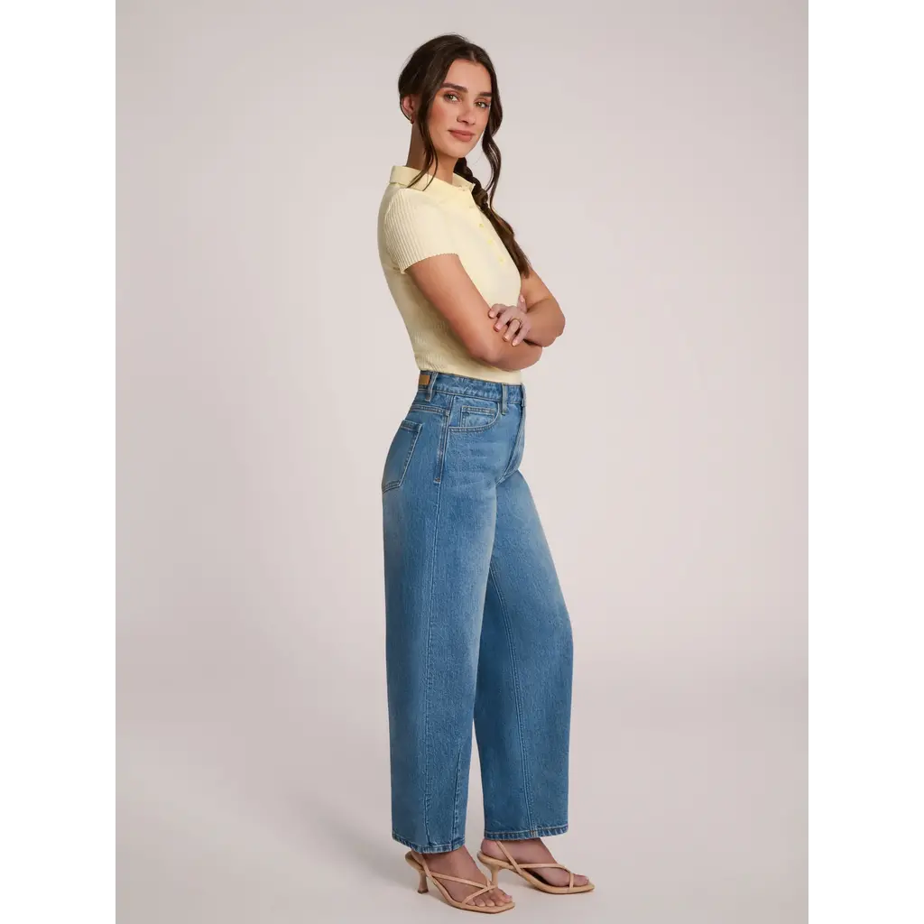 YOGA JEANS YOGA JEANS 2770 MALIA RELAXED JEANS BLUE STEM