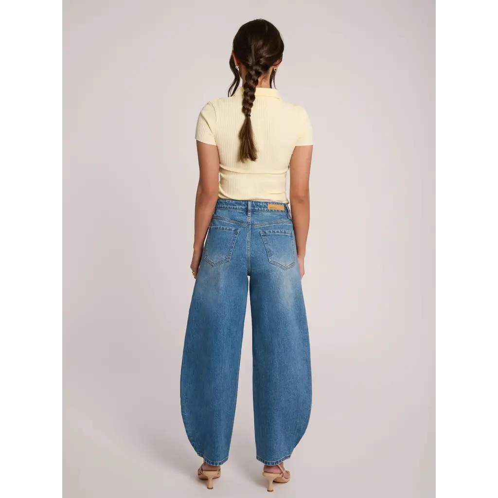 YOGA JEANS YOGA JEANS 2770 MALIA RELAXED JEANS BLUE STEM