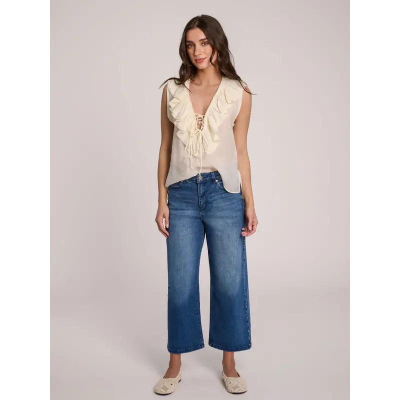 YOGA JEANS YOGA JEANS 2746 WIDE LEG BLUE DIDDLEY