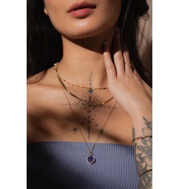 BOA BIJOUX BOA COLLIER SIKKA AMETHYSTE
