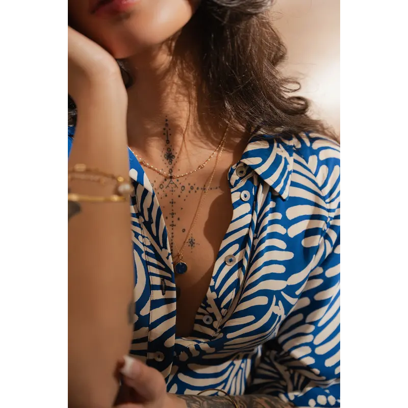 BOA BIJOUX BOA COLLIER SIKKA LAPIS LAZULI