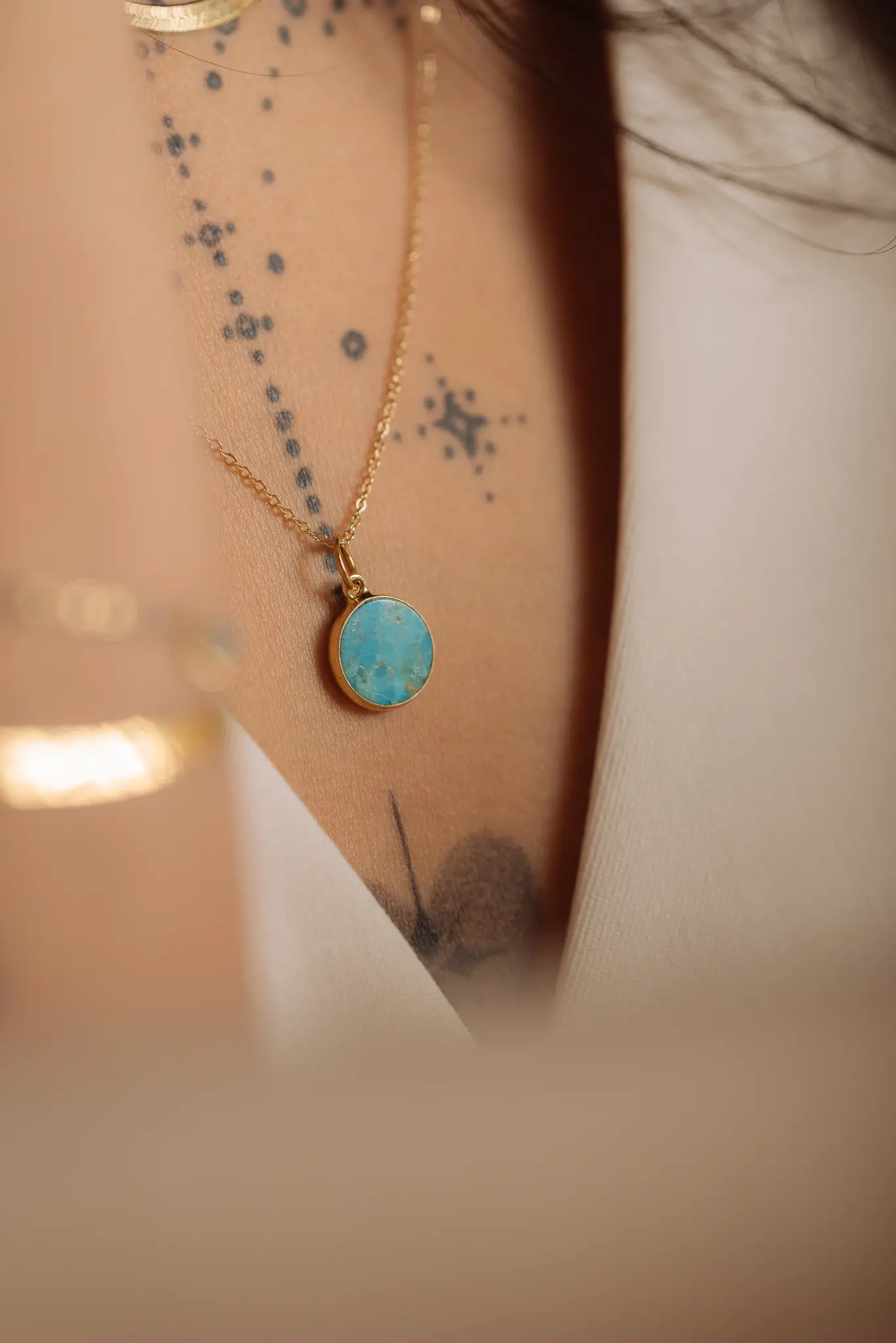 BOA COLLIER SIKKA TURQUOISE