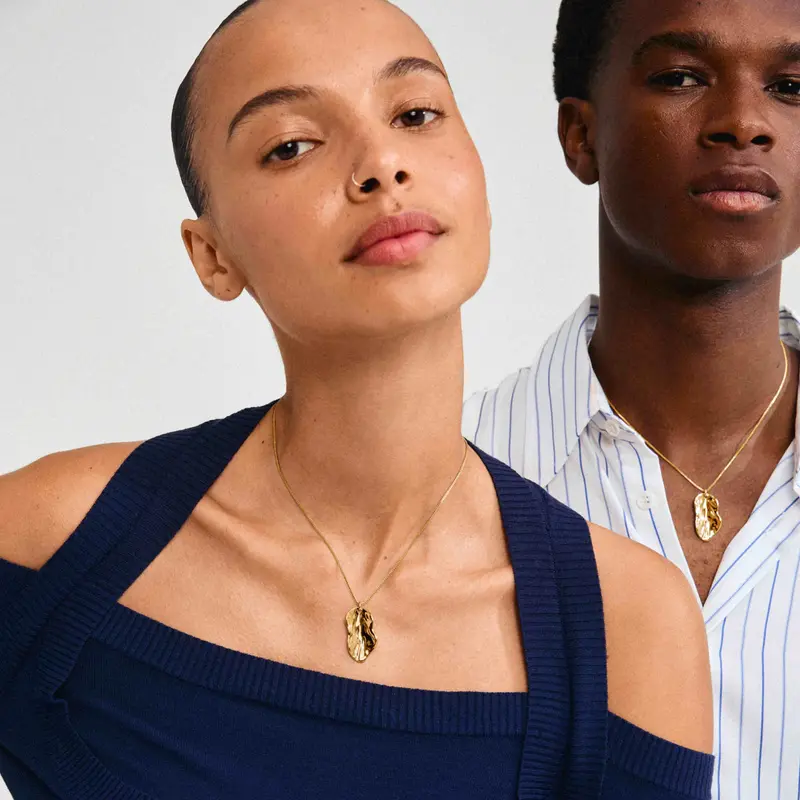 PILGRIM PILGRIM 122522001 ECLIPSE NECKLACE GOLD PLATED