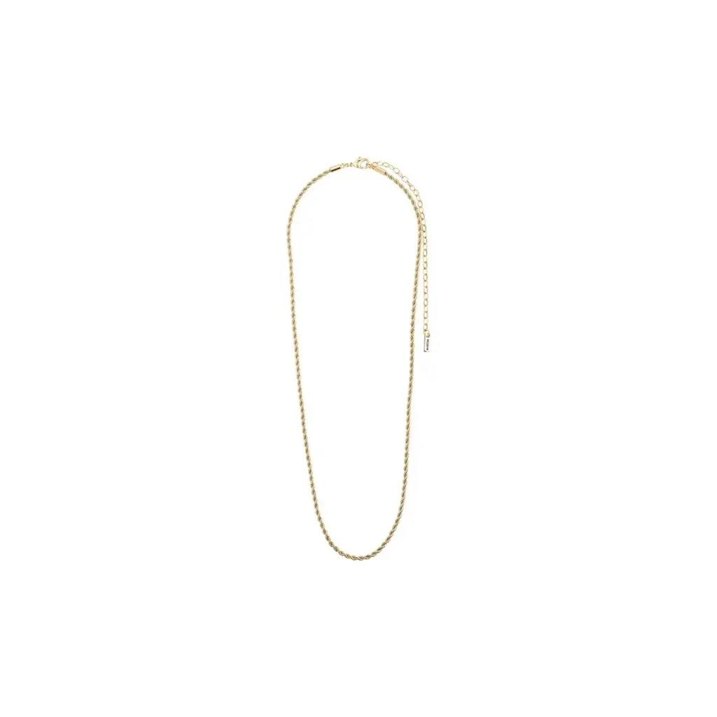 PILGRIM PILGRIM PAM RECYCLED ROBE CHAIN NECKLACE GOLD PLATED