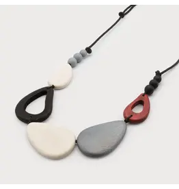 CARACOL CARACOL COLLIER AJUSTABLE PIECES BOIS 1715 BLK