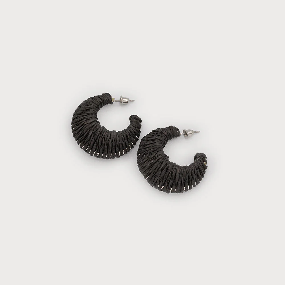 CARACOL ANNEAUX DE CORDES 2688 BLK