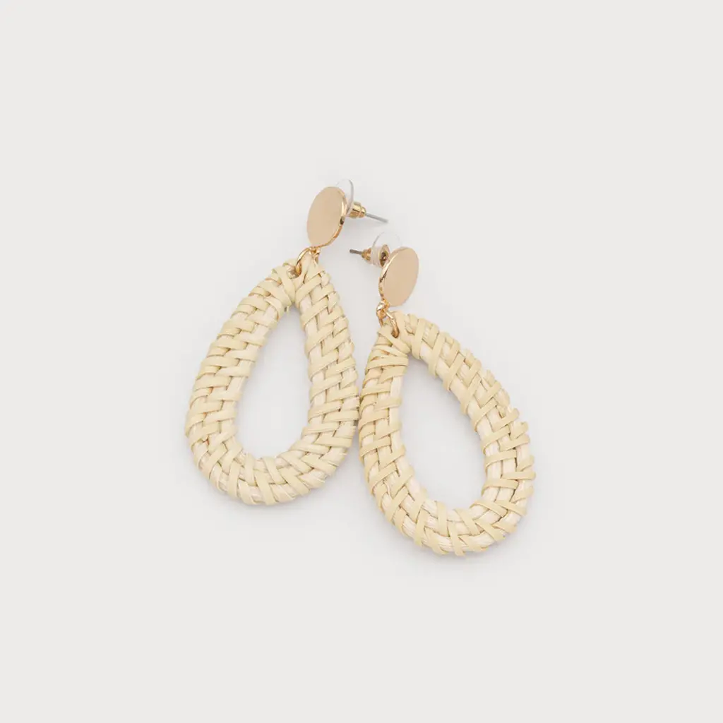 CARACOL CARACOL BO RAFIA GOUTTE SUR DISQUE METAL BROSSE 2731 NAT