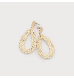 CARACOL CARACOL BO RAFIA GOUTTE SUR DISQUE METAL BROSSE 2731 NAT