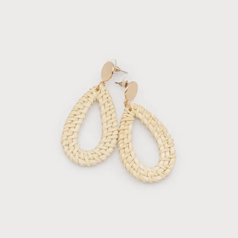 CARACOL CARACOL BO RAFIA GOUTTE SUR DISQUE METAL BROSSE 2731 NAT