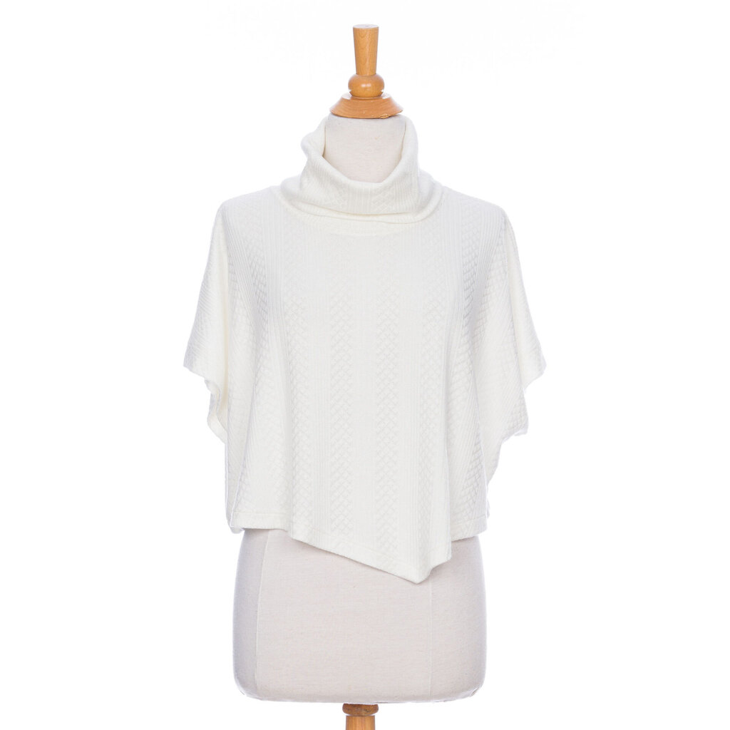 RIEN NE SE PERD TOUT SE CREE RIEN NE SE PERD 25H BOLERO PONCHO LUPIN IVOIRE