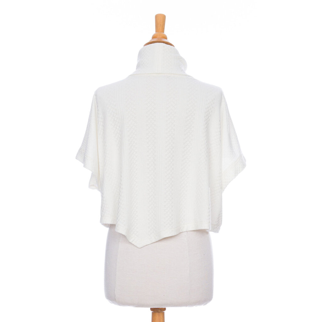 RIEN NE SE PERD TOUT SE CREE RIEN NE SE PERD 25H BOLERO PONCHO LUPIN IVOIRE