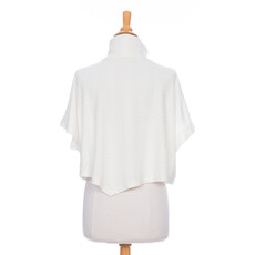 RIEN NE SE PERD TOUT SE CREE RIEN NE SE PERD 25H BOLERO PONCHO LUPIN IVOIRE