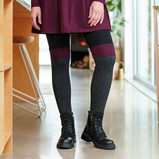 RIEN NE SE PERD TOUT SE CREE RIEN NE SE PERD 25H LEGGING TAIGA MERLOT