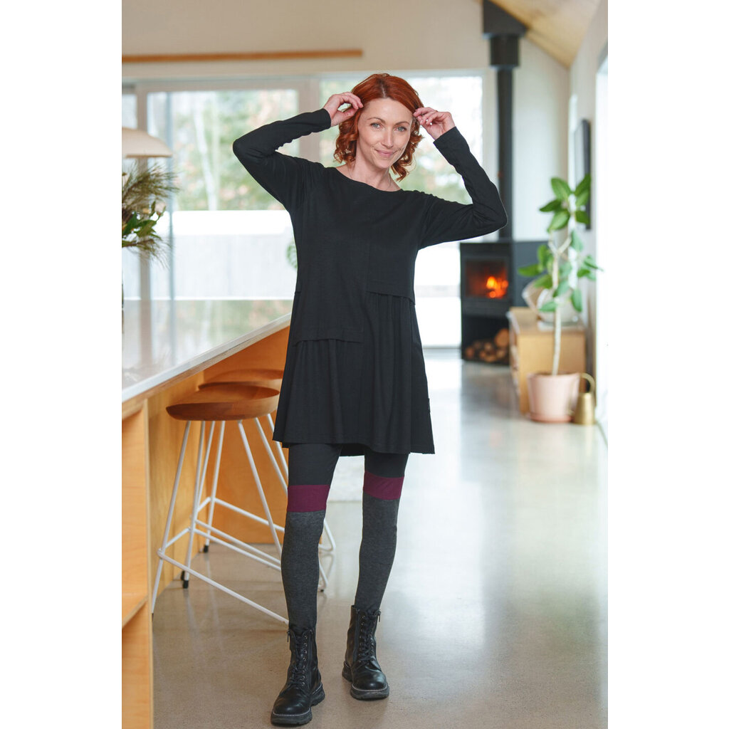 RIEN NE SE PERD TOUT SE CREE RIEN NE SE PERD 25H LEGGING TAIGA MERLOT