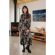 RIEN NE SE PERD TOUT SE CREE RIEN NE SE PERD 25H ROBE 7/8 BERBERIS NOIR/COGNAC