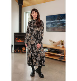 RIEN NE SE PERD TOUT SE CREE RIEN NE SE PERD 25H ROBE 7/8 BERBERIS NOIR/COGNAC