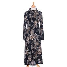 RIEN NE SE PERD TOUT SE CREE RIEN NE SE PERD 25H ROBE 7/8 BERBERIS NOIR/COGNAC