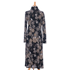 RIEN NE SE PERD TOUT SE CREE RIEN NE SE PERD 25H ROBE 7/8 BERBERIS NOIR/COGNAC