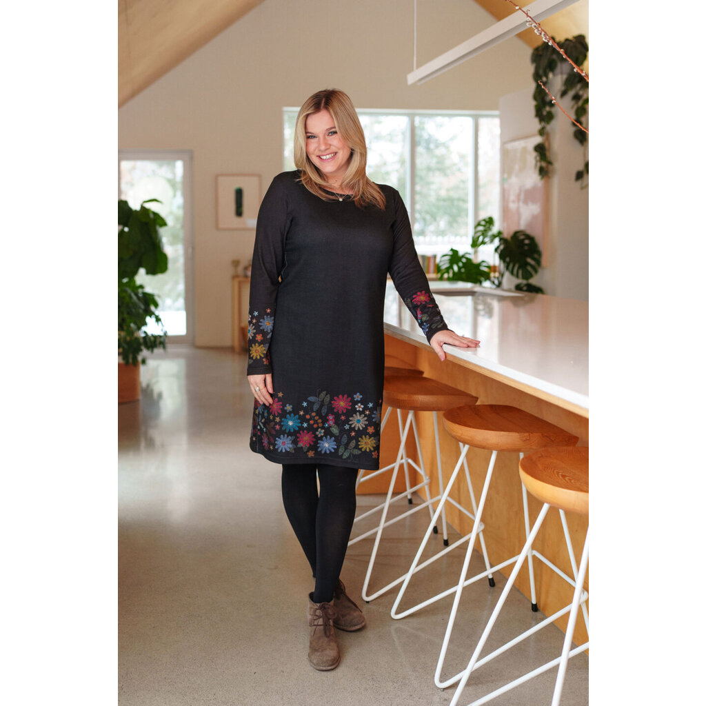 RIEN NE SE PERD TOUT SE CREE RIEN NE SE PERD 25H ROBE FLORE BORDURE