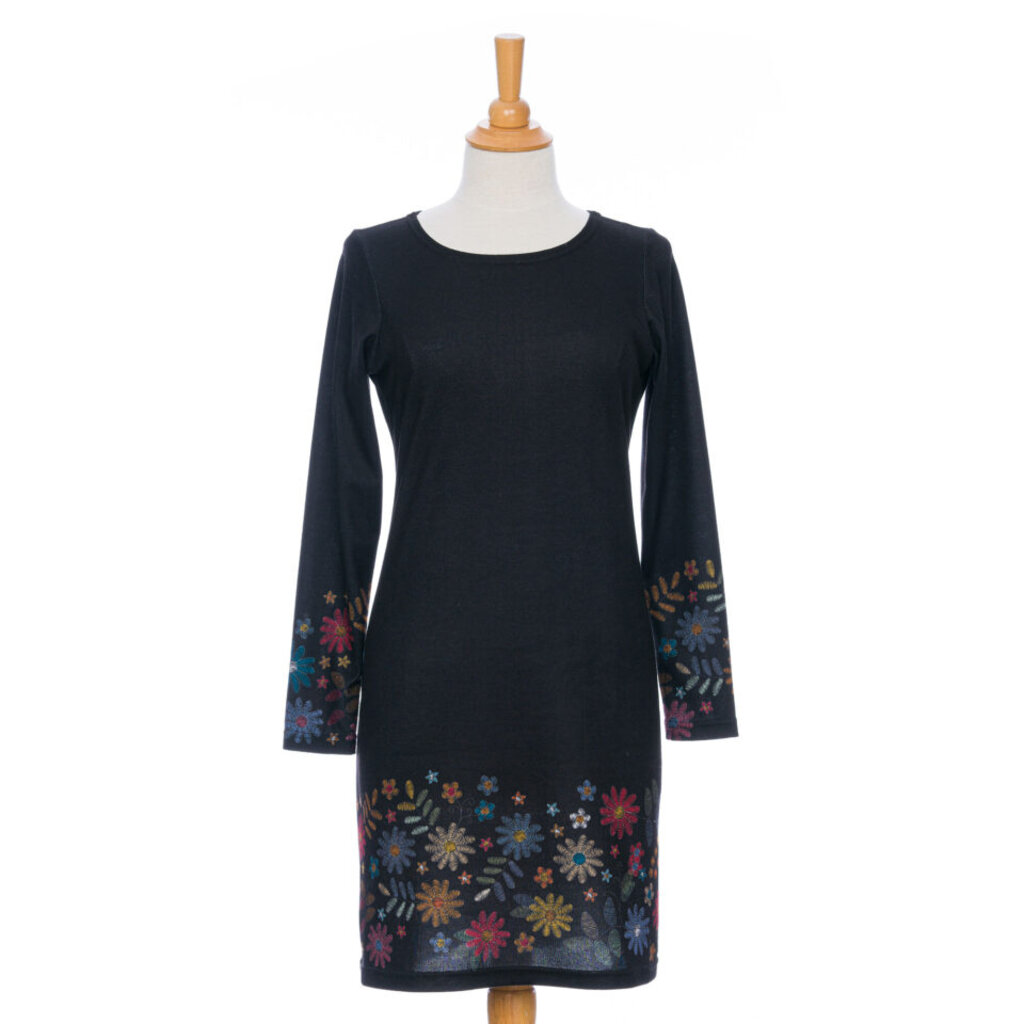 RIEN NE SE PERD TOUT SE CREE RIEN NE SE PERD 25H ROBE FLORE BORDURE