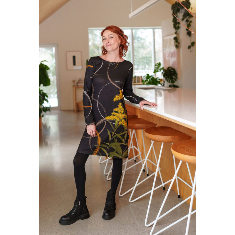 RIEN NE SE PERD TOUT SE CREE RIEN NE SE PERD 25H ROBE FLORE VERGE OR