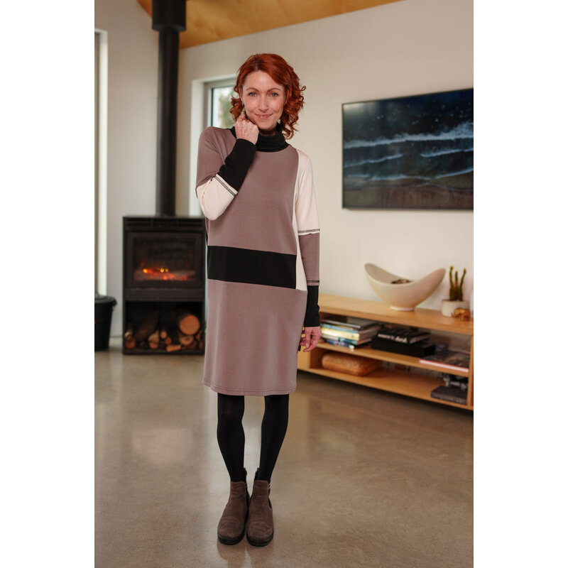 RIEN NE SE PERD TOUT SE CREE RIEN NE SE PERD 25H ROBE VIORNE TAUPE