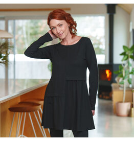 RIEN NE SE PERD TOUT SE CREE RIEN NE SE PERD 25H TUNIQUE ARGOUSIER NOIR