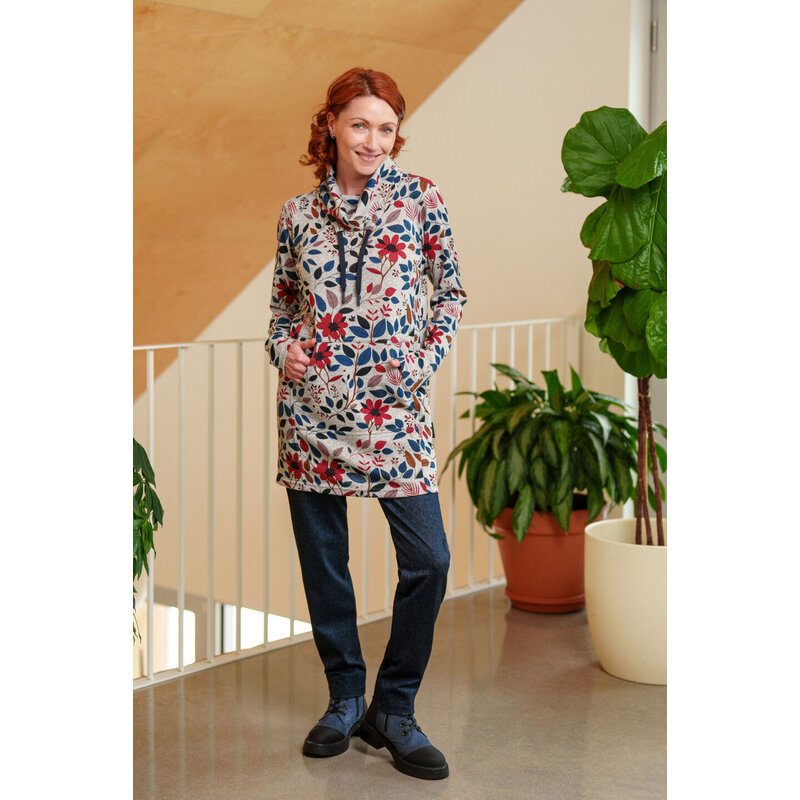 RIEN NE SE PERD TOUT SE CREE RIEN NE SE PERD 25H TUNIQUE GENEVRIER FLORAL