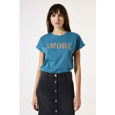 GARCIA GARCIA 25H TSHIRT AMORE BLUE LAGOON