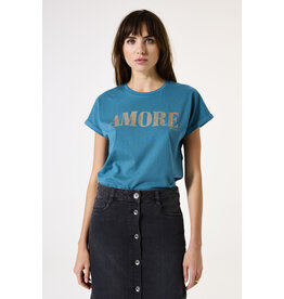 GARCIA GARCIA 25H TSHIRT AMORE BLUE LAGOON
